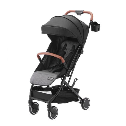 C628 - Adjustable Infant Stroller with Bassinet Mode, Black, 33 lbs