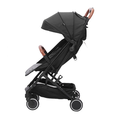 C628 - Adjustable Infant Stroller with Bassinet Mode, Black, 33 lbs