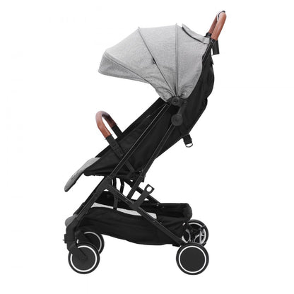 C628 - Adjustable Dark Grey Baby Stroller, Newborn to Toddler