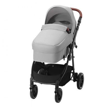 M003 - Durable Carbon Steel Baby Stroller with Bassinet & Reversible Seat