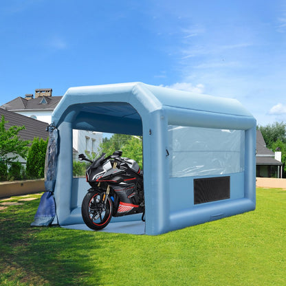 GZYJXKF04 - 13.1ft Inflatable Paint Booth for Clean & Efficient Painting