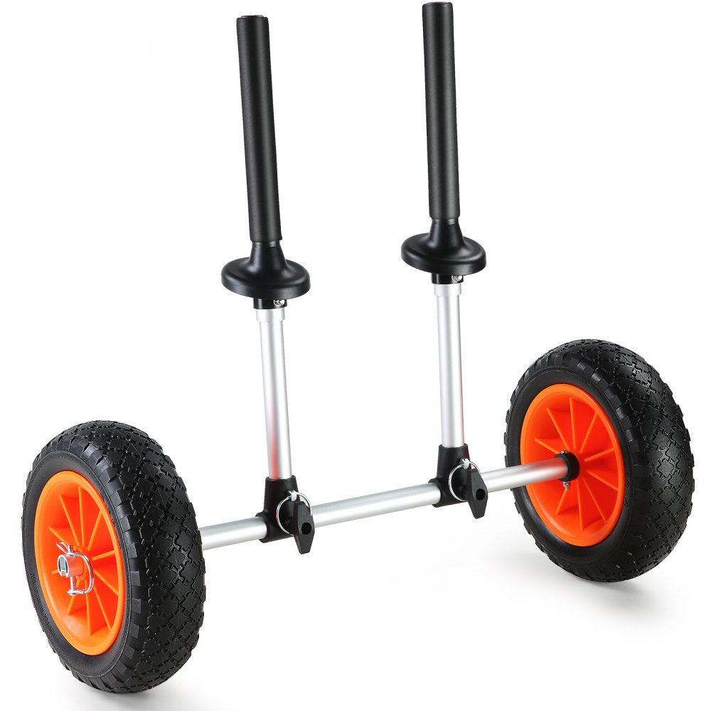 010918341455 - Sturdy 280lbs Kayak Cart with Flat-Free 10'' Tires