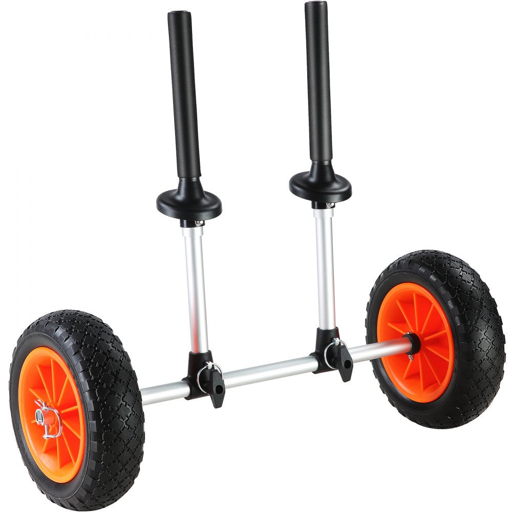 010918341455 - Sturdy 280lbs Kayak Cart with Flat-Free 10'' Tires