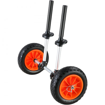 010918341455 - Sturdy 280lbs Kayak Cart with Flat-Free 10'' Tires