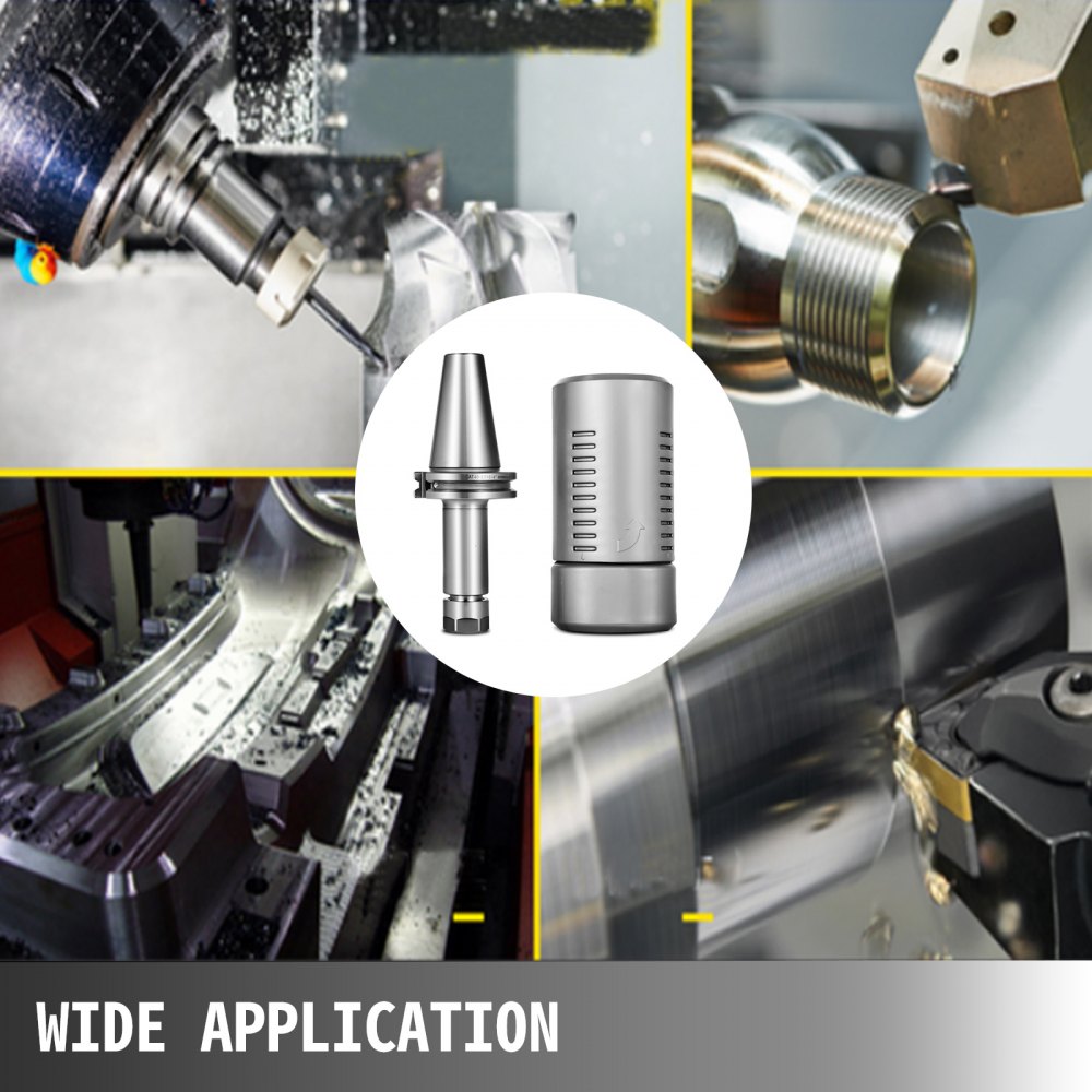 010575215787 - VEVOR CAT40 Tool Holder Set for Precision Machining (4 Pcs)