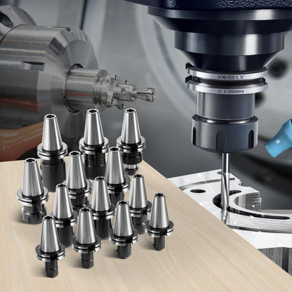 CAT4035 - Precision CAT40 Collet Holder Set with 35 Pieces for Milling