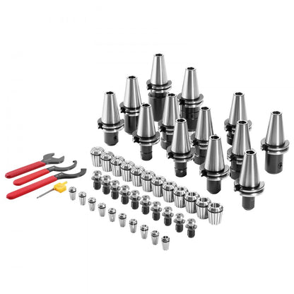 CAT4035 - Precision CAT40 Collet Holder Set with 35 Pieces for Milling