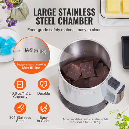 B039-B - VEVOR 304 Stainless Steel Herbal Infuser with 6 Functions