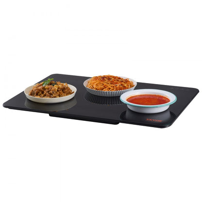 YD-302C-J-42+60S0 - 16.5" Portable Black Heating Tray with Adjustable Temperature