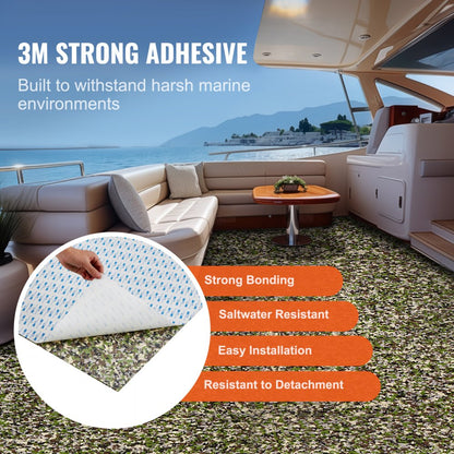 NC-20 - Non-Slip 94.5" x 35.4" EVA Boat Flooring for Marine Use