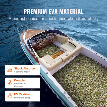 NC-20 - Non-Slip 94.5" x 35.4" EVA Boat Flooring for Marine Use