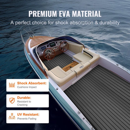 NC-14 240*45 - 6mm Non-Slip EVA Boat Flooring, 94.5"x17.7"