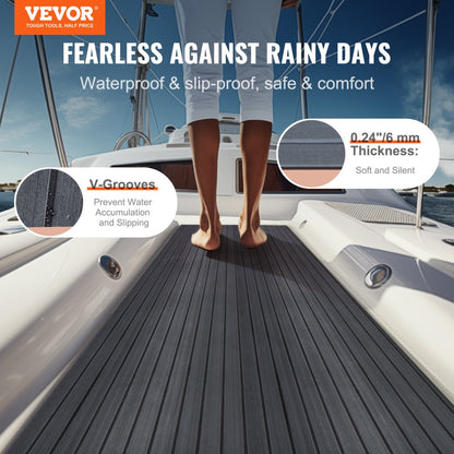 NC-14 240*60 - 94.5" Self-Adhesive EVA Foam Boat Flooring, 15.5 sq.ft
