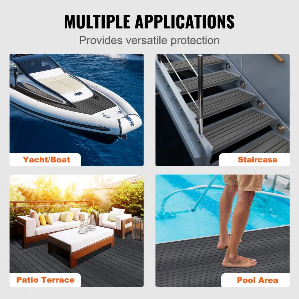 NC-14 240*60 - 94.5" Self-Adhesive EVA Foam Boat Flooring, 15.5 sq.ft