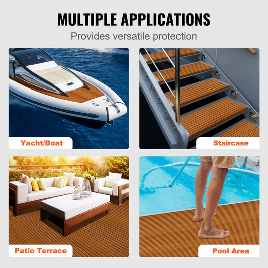NC-3 240*116 - Non-Slip EVA Boat Flooring, 94.5" x 46" for Comfort