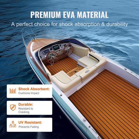 NC-3 240*90 - 94.5" VEVOR EVA Foam Boat Flooring, 6mm Thick