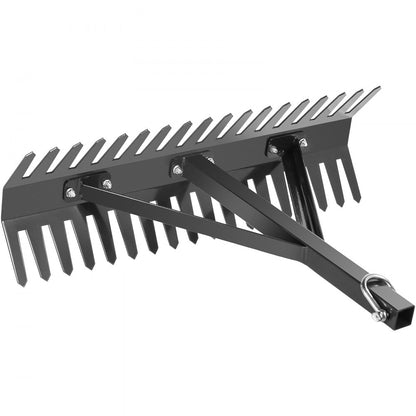 010293104150 - 24" Sturdy Iron Lake Weed Rake with 66ft Rope and Net Bag