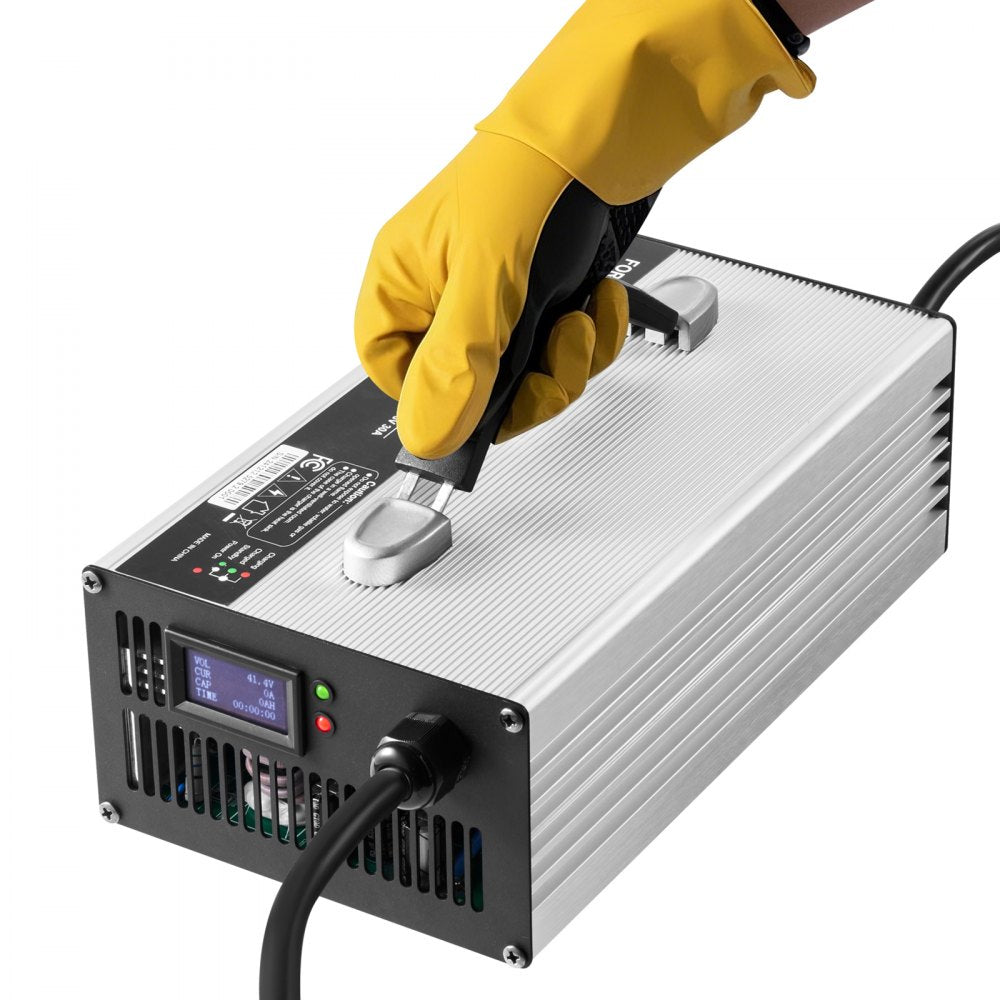 UY1200-LA3630 - 36V 30A Smart Portable Forklift Battery Charger with OLED Display