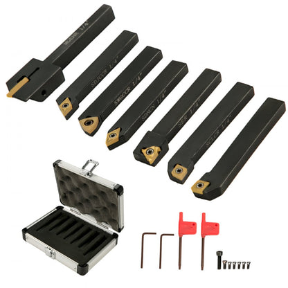 010868800587 - Precision Carbide Tool Set for Metalwork, Portable Case Included