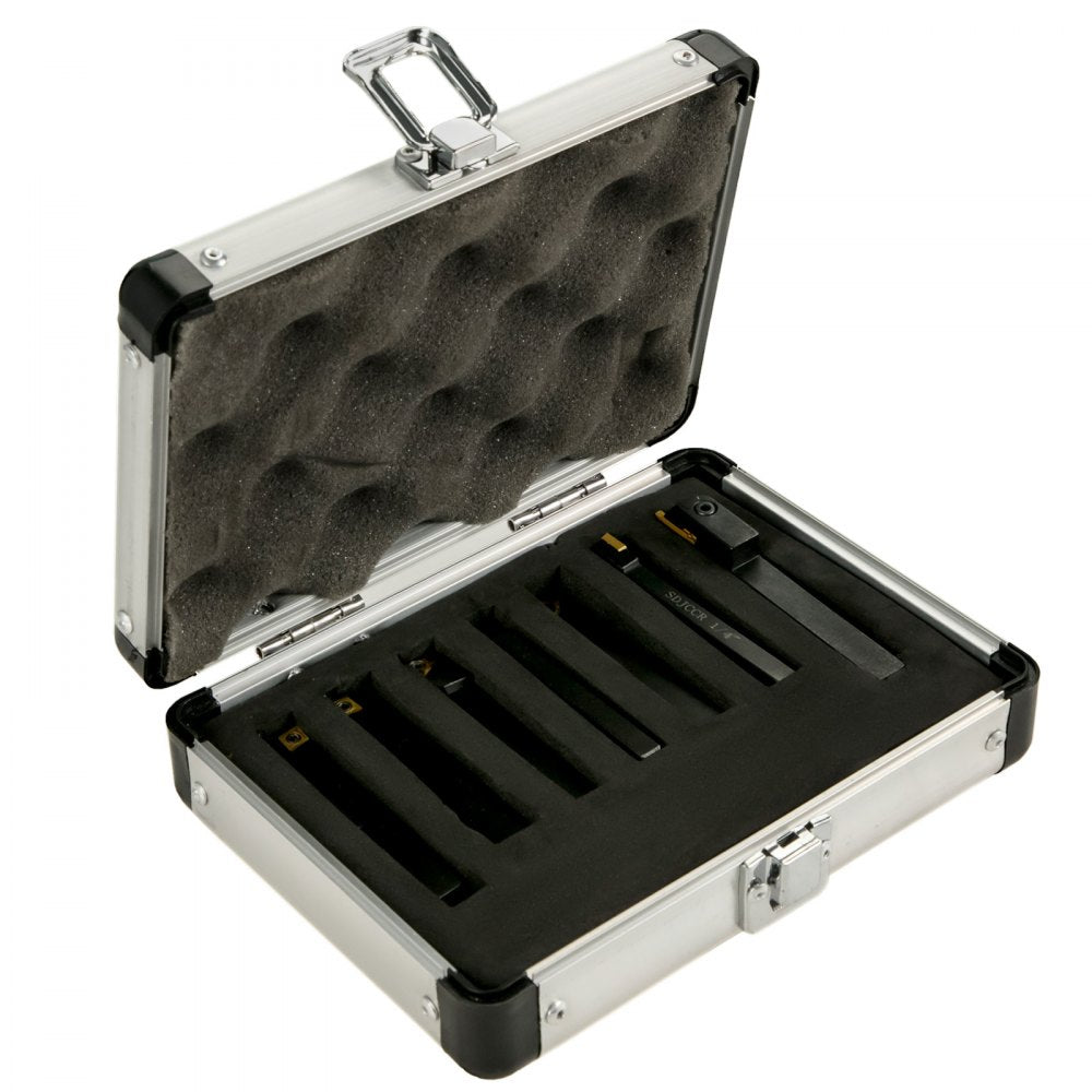 010868800587 - Precision Carbide Tool Set for Metalwork, Portable Case Included