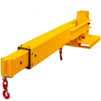 010365481709 - 6000LBS Heavy-Duty Mobile Crane with Adjustable Jib Boom