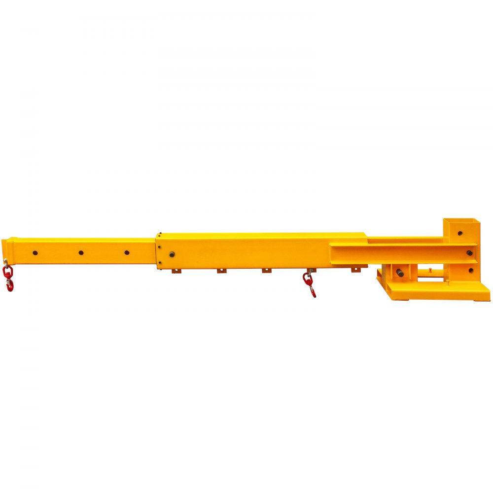 010365481709 - 6000LBS Heavy-Duty Mobile Crane with Adjustable Jib Boom