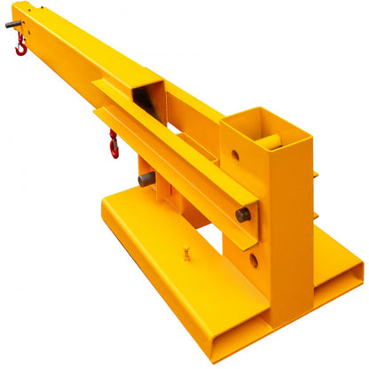 010365481709 - 6000LBS Heavy-Duty Mobile Crane with Adjustable Jib Boom