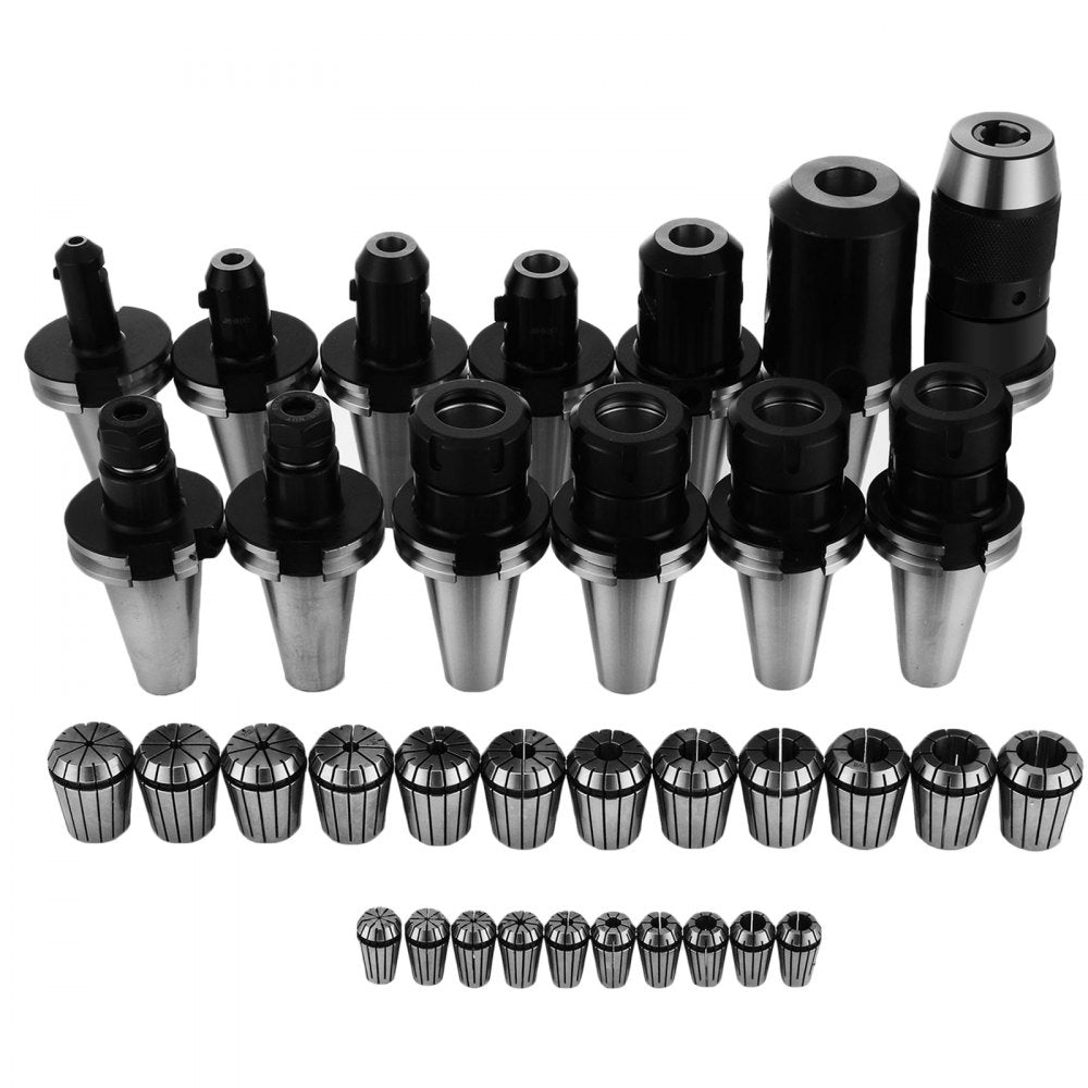 010124654028 - 22pcs Precision CAT40 Collet Set for CNC & Milling Machines