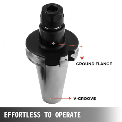 010124654028 - 22pcs Precision CAT40 Collet Set for CNC & Milling Machines