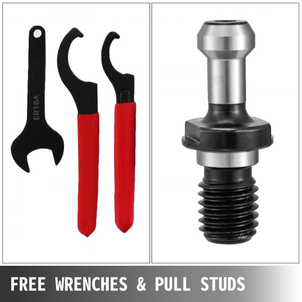 010124654028 - 22pcs Precision CAT40 Collet Set for CNC & Milling Machines