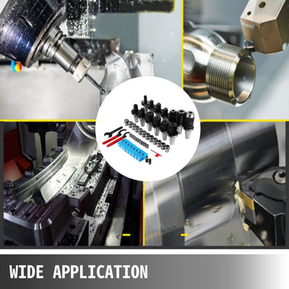 010124654028 - 22pcs Precision CAT40 Collet Set for CNC & Milling Machines