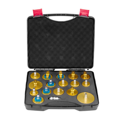 YS-0115 - 17-Piece Brake Fluid Bleeding Kit with Quick Connectors