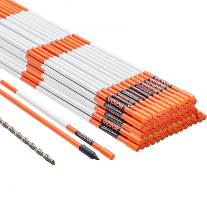 HX103 - 48" VEVOR Orange Driveway Markers for High Visibility & Safety