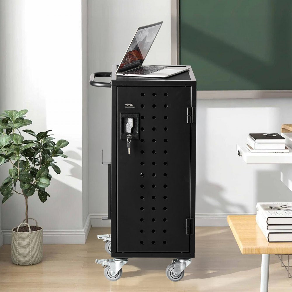 SCC-16P - 15.6" Mobile Laptop Charging Cart with 16 Slots