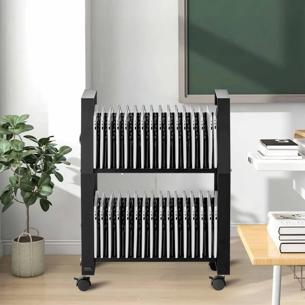 SOC-32P - Mobile Charging Cart for 32 Devices, 15.6" Screen, Durable Metal