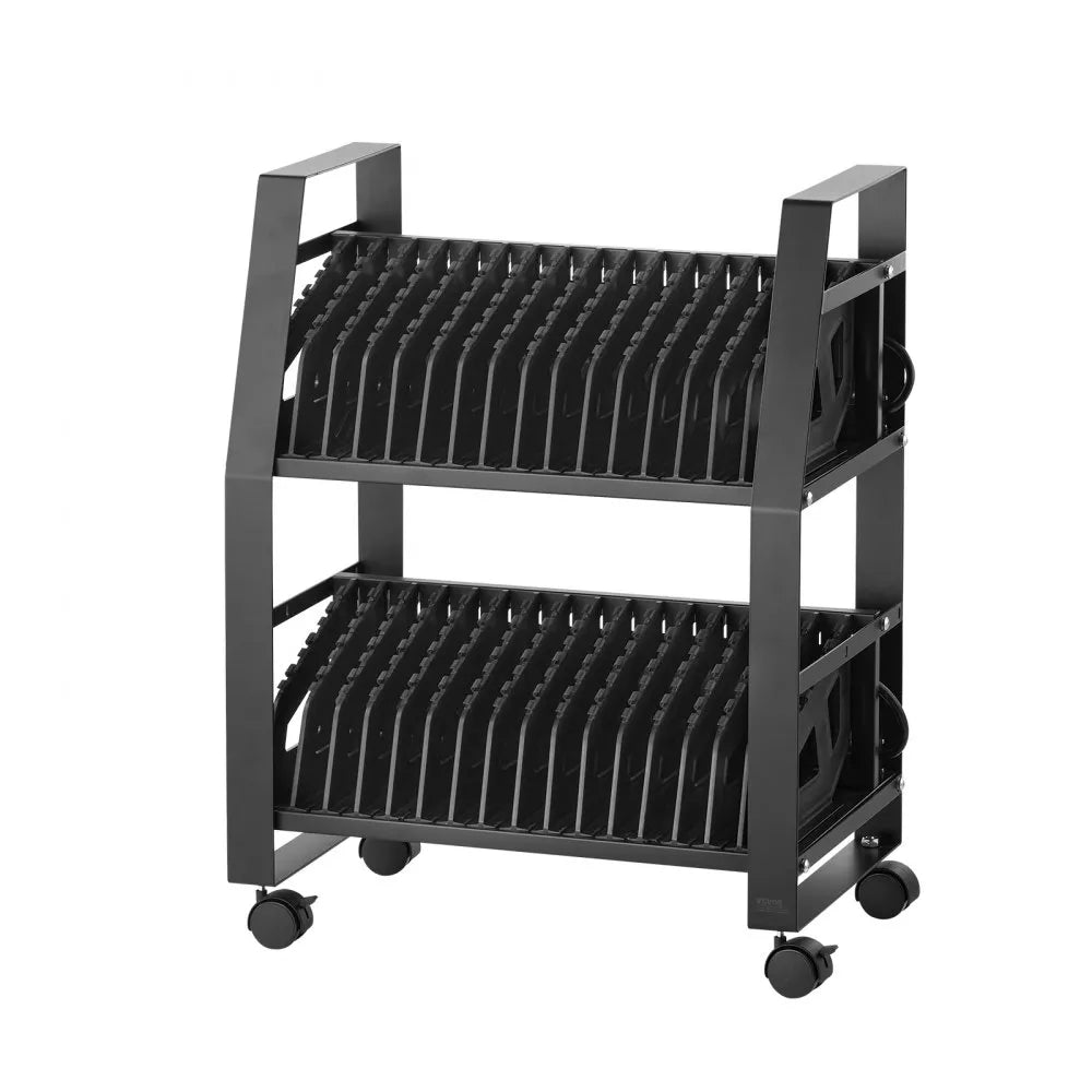 SOC-32P - Mobile Charging Cart for 32 Devices, 15.6" Screen, Durable Metal