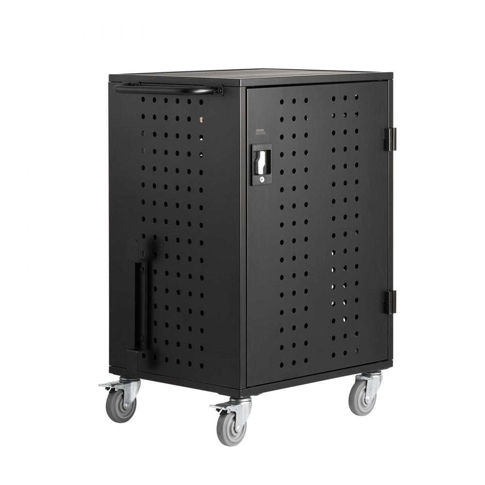 SCC-32P - Secure 32 Device Charging Cart with Wheels, Up to 15.6" Screens