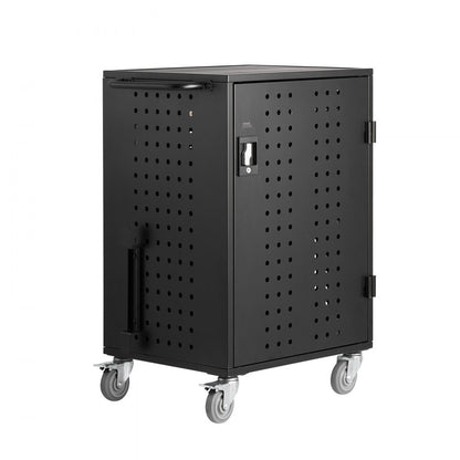 SCC-32P - Secure 32 Device Charging Cart with Wheels, Up to 15.6" Screens