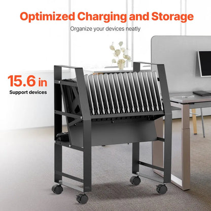 SOC-16P - Durable Mobile Charging Station for 16 Devices Up to 15.6"