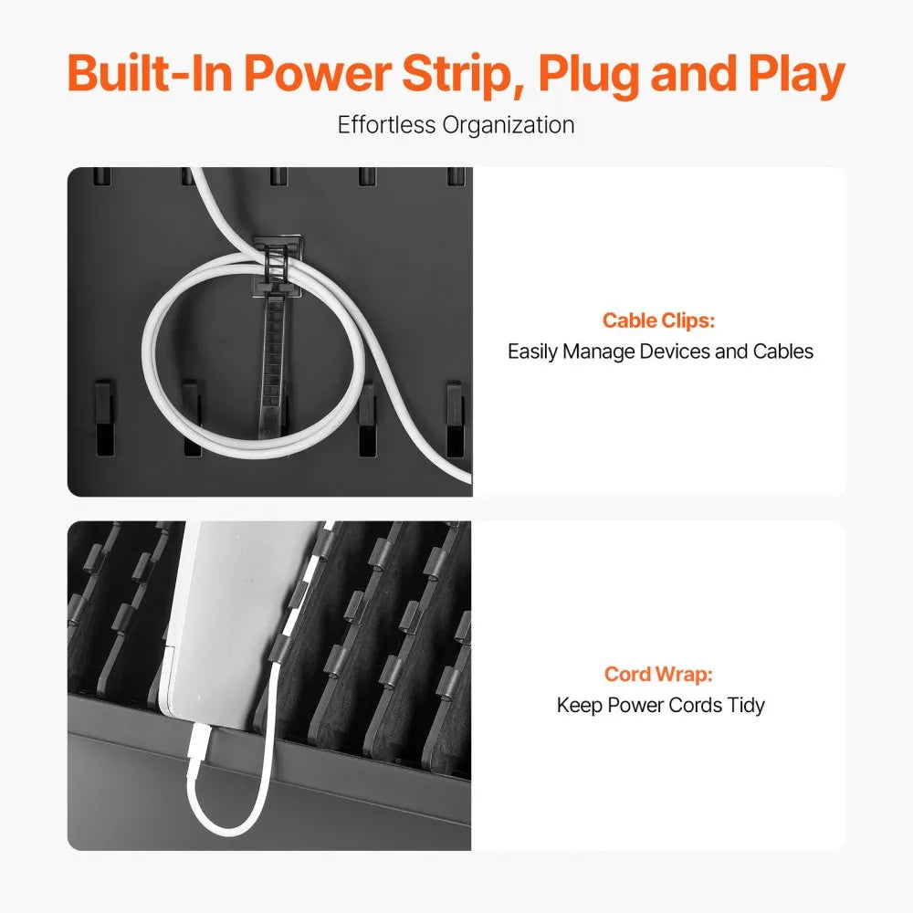 SOC-16P - Durable Mobile Charging Station for 16 Devices Up to 15.6"