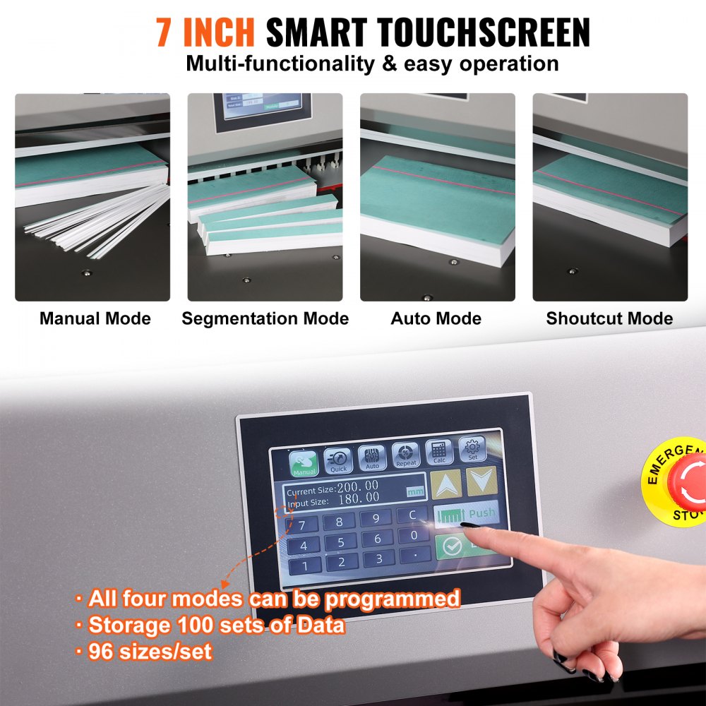 H670TV7 - Precision Electric Hydraulic Paper Cutter – 660.4mm, Cuts 800 Sheets