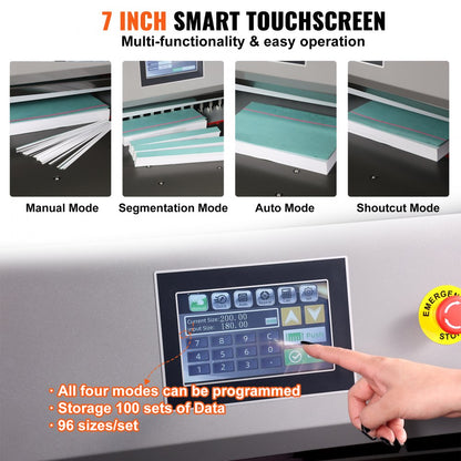 H670TV7 - Precision Electric Hydraulic Paper Cutter – 660.4mm, Cuts 800 Sheets