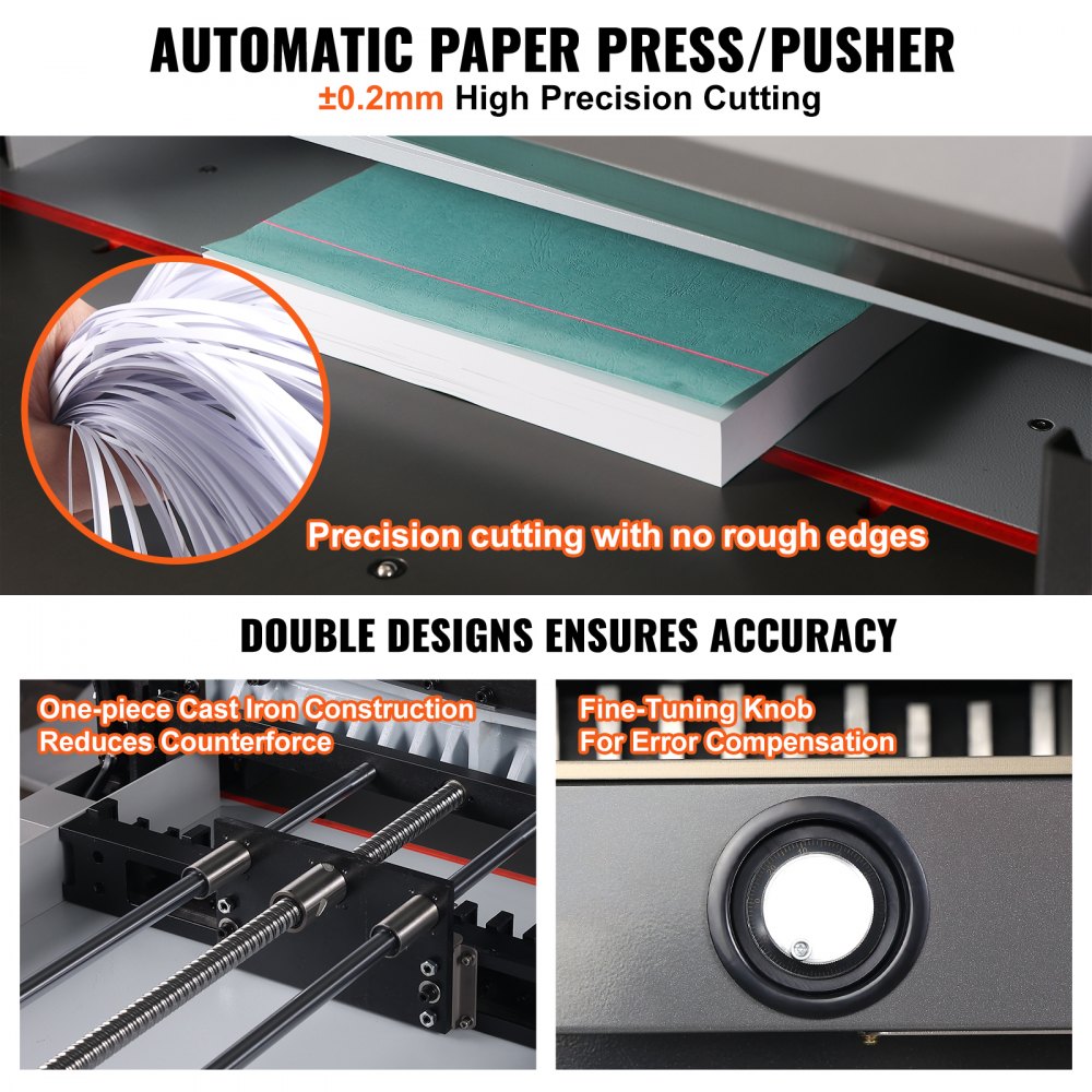 H670TV7 - Precision Electric Hydraulic Paper Cutter – 660.4mm, Cuts 800 Sheets