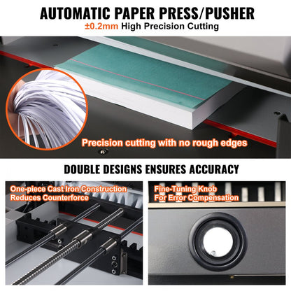 H670TV7 - Precision Electric Hydraulic Paper Cutter – 660.4mm, Cuts 800 Sheets