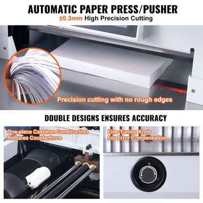 E490T - Heavy-Duty 19" Electric Paper Cutter for 800 Sheets