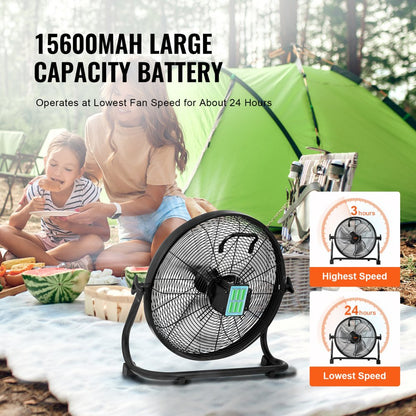 FS40 - 16" Portable Cordless Fan for Efficient Air Circulation