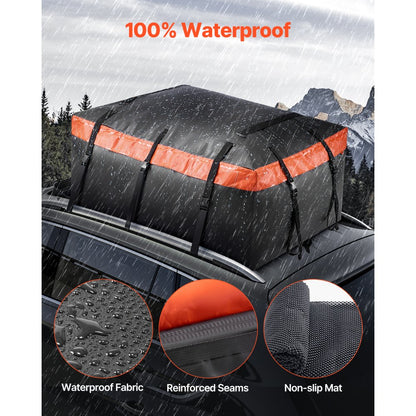 THCB-T1123 - 23 Cubic Feet Waterproof Rooftop Cargo Bag with Lock