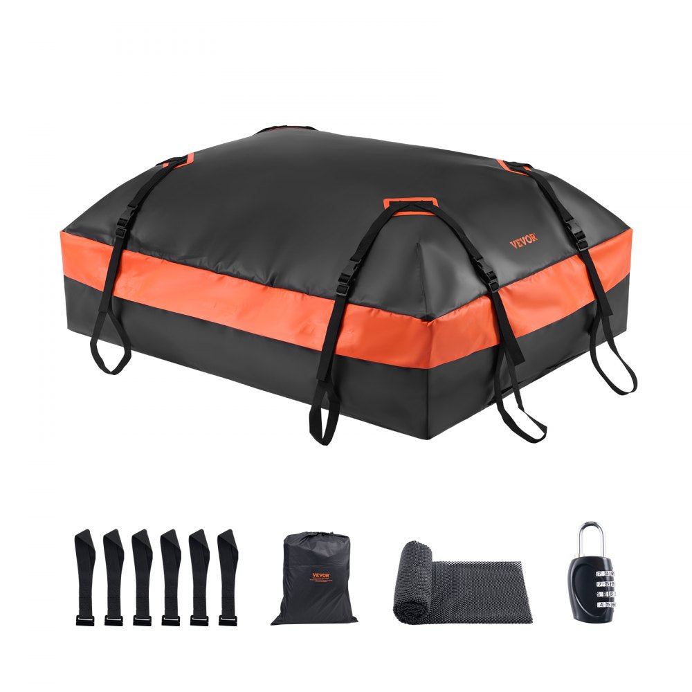 THCB-T0420 - 21 Cubic Feet Waterproof Rooftop Cargo Bag with Lock