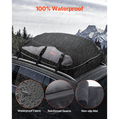 THCB-P0320 - 21 Cu Ft Waterproof Rooftop Carrier Bag for Safe Travel