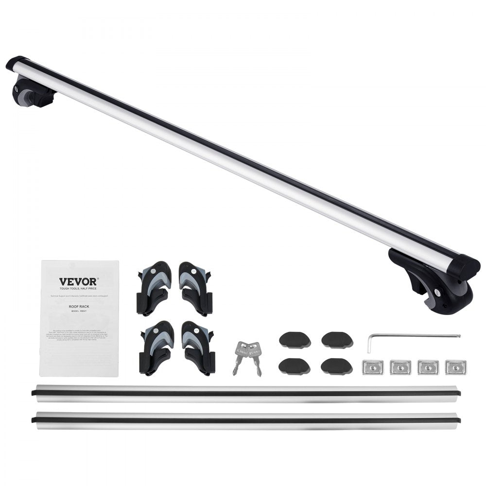 HJ-RB021-54" - Universal 54" Aluminum Roof Rack Cross Bars with Anti-Theft Lock